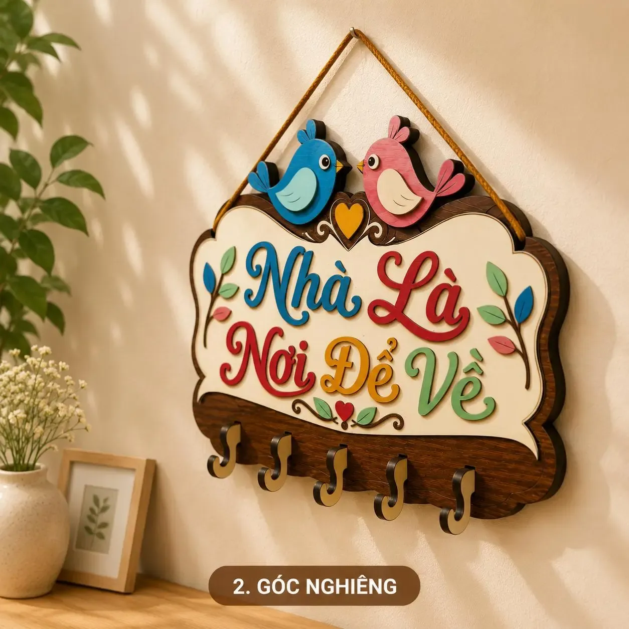 Bảng Gỗ Trang Trí Cửa Ra Vào — Tổ Ấm Của Chúng Mình - ảnh 5